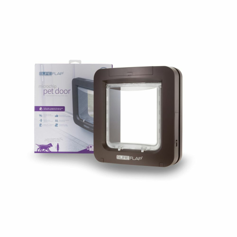 SureFlap Microchip Huisdierluik L - Bruin - 18 x 17 cm