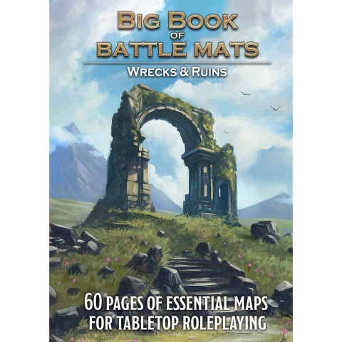 Big Book of Battle Mats: Wrecks & Ruins Boek