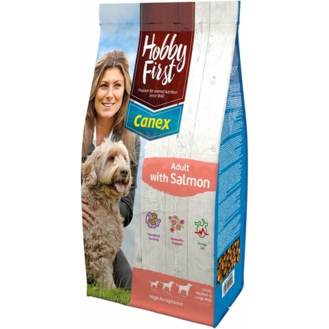 Hobbyfirst Canex Adult - Zalm - Hondenvoer - 12 kg