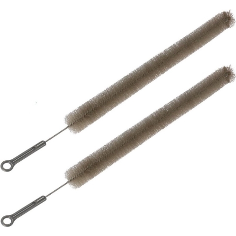 4x Radiatorborstel / schoonmaakborstel grijs 72 cm -