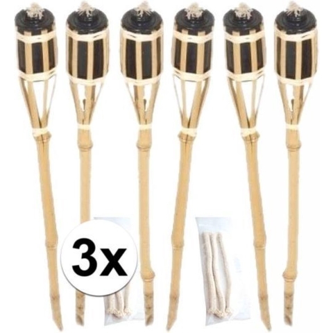 18x Tuinfakkel inclusief lont -