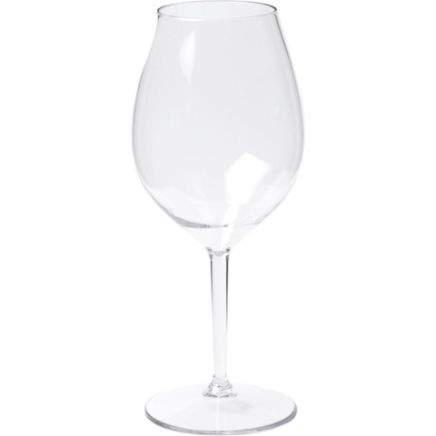 Wijnglazen - set van 4x - transparant - onbreekbaar kunststof - 510 ml -