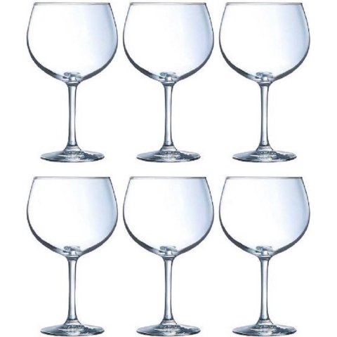 Gin Tonic / cocktail glazen - 6x - 700 ml - getemperd glas - cocktail glazen -