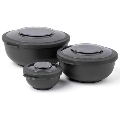 Amuse Tylla Foodbowl 200 + 1000 + 2000 ml Zwart
