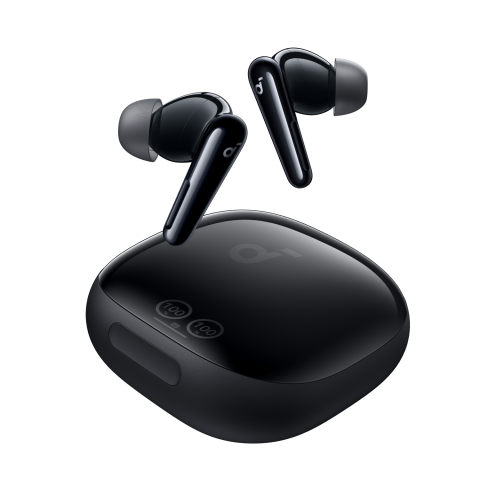 Soundcore Liberty 4 Pro Oordopjes Glanzend Zwart