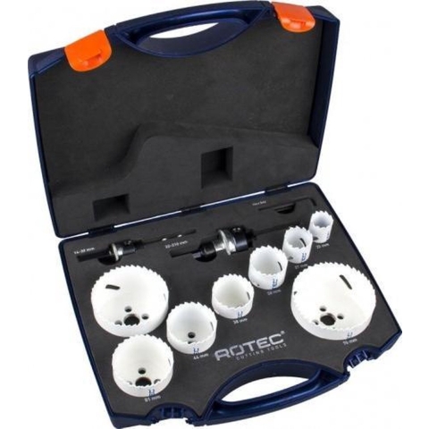 Rotec HSS-Bi Cobalt Gatzagenset elektricien10 dlg 22-76mm - 5274110 - 527.4110