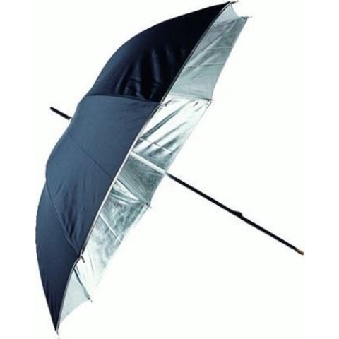 Linkstar Flitsparaplu PUR-84SB Zilver/Zwart 84 cm