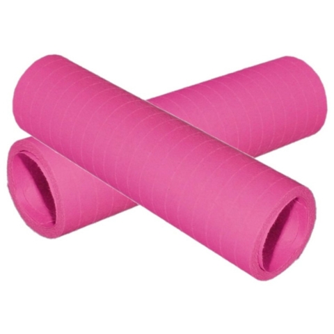 Rollen Serpentines van papier - 10x - roze - 4 meter - 14 x 4 cm - Feestartikelen/versieringen -