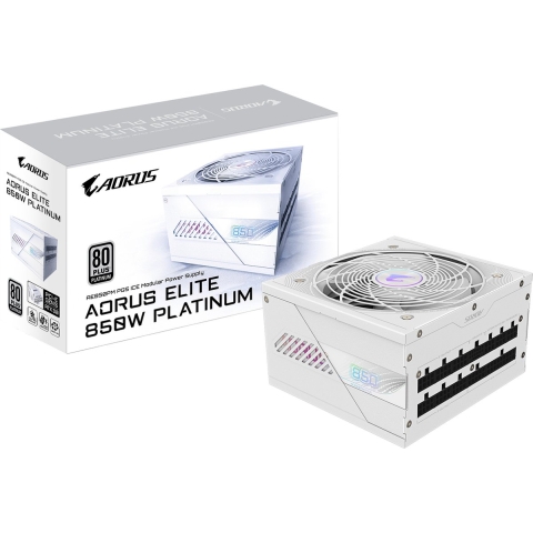 Gigabyte AORUS ELITE P850W 80+ Platinm PC-netvoeding 850 W ATX 80 Plus Platinum