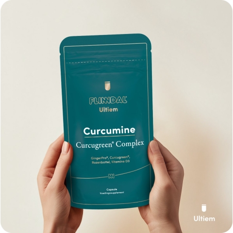 Ultiem Curcumine Curcugreen® Complex 30 capsules - 30 Capsules - Flinndal
