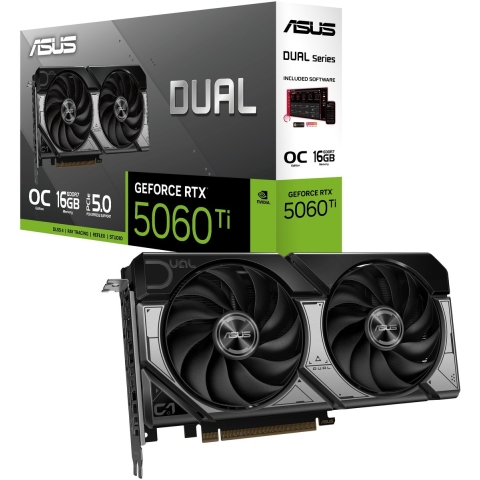 DUAL GeForce RTX 5060 Ti OC 16G Grafische kaart