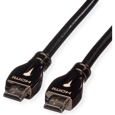 ROLINE HDMI Ultra HD Kabel met Ethernet, M/M, zwart, 10 m