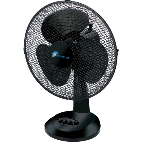 Tafel ventilator zwart 30 cm 38W -
