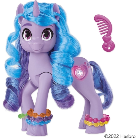 My Little Pony Stralende Izzy Moonbow + Armbanden + Licht