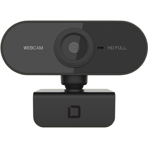 Dicota D31804 webcam 1920 x 1080 Pixels USB 2.0 Zwart