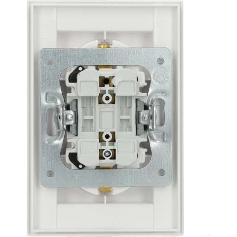Kopp HK07 PURE mat wit inbouw stopcontact RA dubbel - 4624120