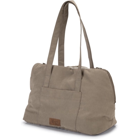 Designed by Lotte Bundu - Draagtas Hond - Beige - 40x20x28 cm