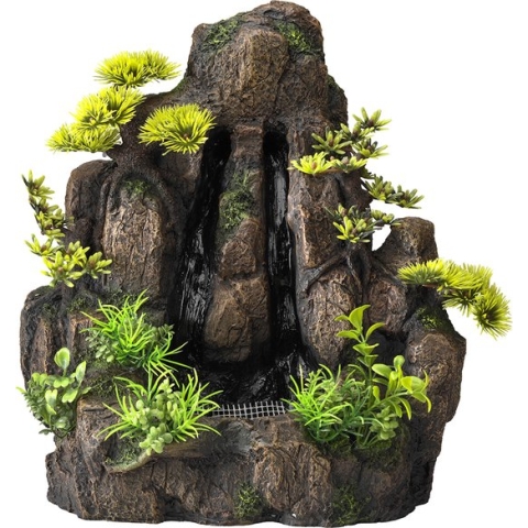 Aqua Della - Aquariumdecoratie - Vissen - Waterval Forrest Rock 2 Way S - 27x17,5x29cm - 1st