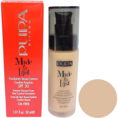 PUPA Milano Made To Last Foundation 055 Cinnamon Beige