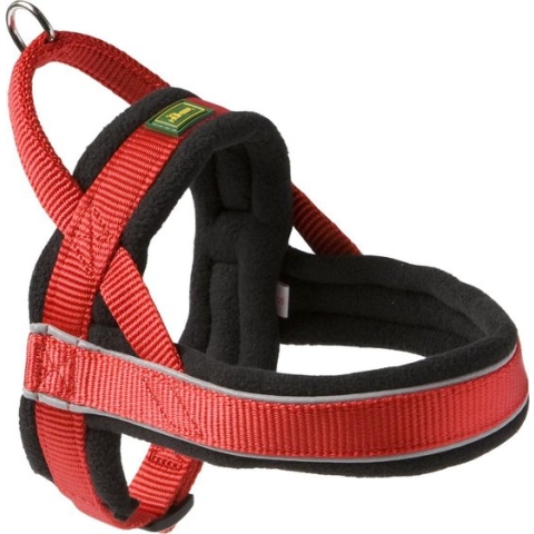 Hunter Harnas Norweger Racing Nylon - XL - 72-90x3.8x3.8 cm - Rood/Zwart