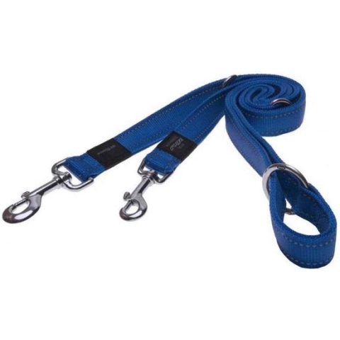 Rogz Utility Multilijn - Hondenriem - 180x2.0 cm Blauw L