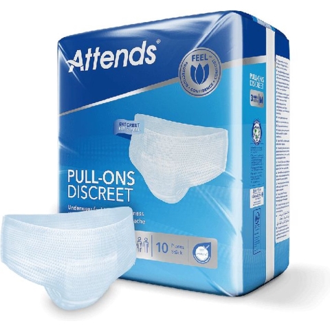 Attends Pull-Ons Discreet 3 M | 10 stuks