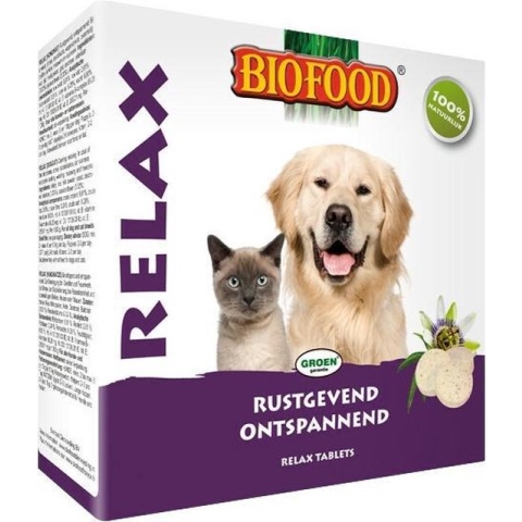 Biofood Relax Hond/Kat Rustgevend/Kalmerend 100 Stuks