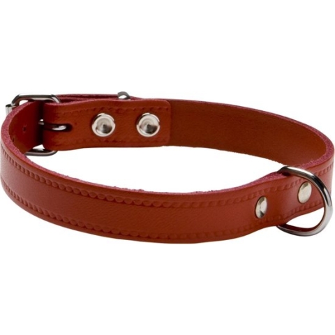 Adori Halsband Leer - Rood