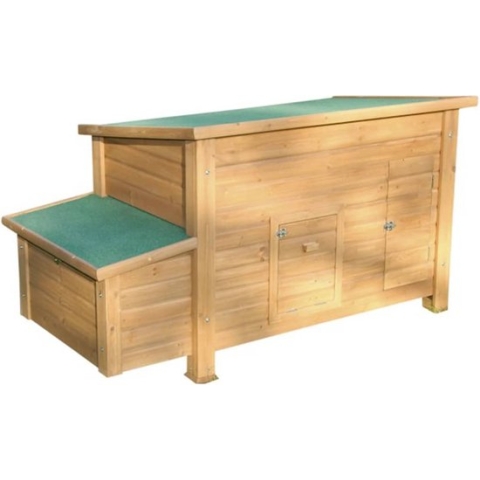 Kerbl Florentina Kippenhok - Bruin - 146 x 74 x 80 cm