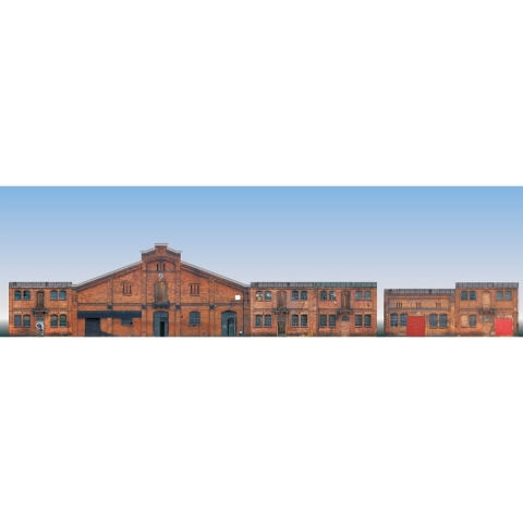 Auhagen 42506 H0 Reliëfset met 6 industriële gevels