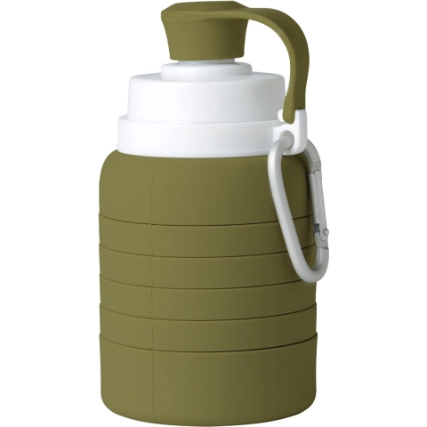 Mininor Opvouwbaar Drinkfles - Silicone - 200-500 ml - Groen - Mininor - OneSize - Drinkfles