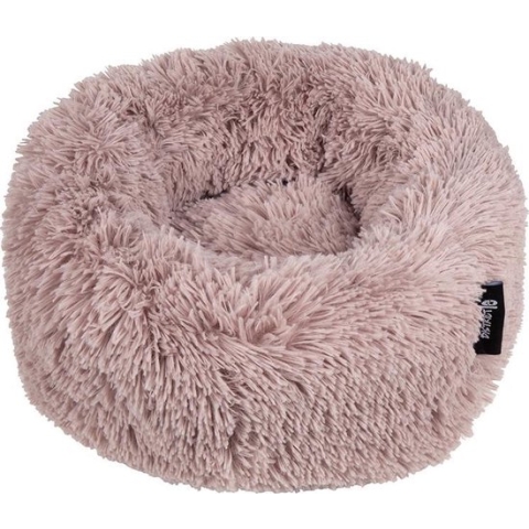 District 70 FUZZ - Hondenmand Comfortabel en Zacht Pluche - Maat: Small, Kleur: Zand