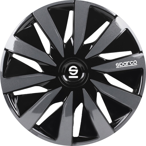 Sparco Wieldoppen Lazio - 14 inch - Zwart/Grijs