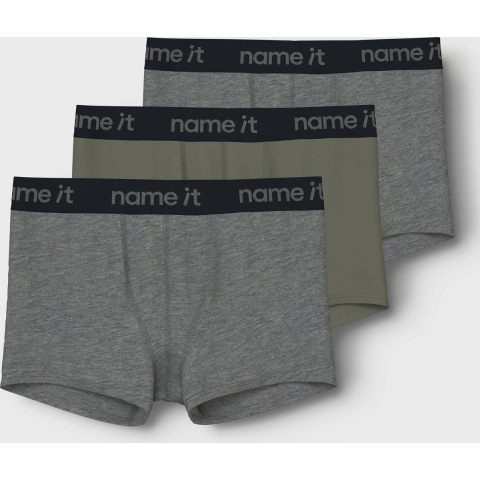 Name It Boxershorts - Noos - NkmBoxer - Thee Leaf/met 2 x Dark G - Name It - 13-14 jaar (158-164) - Boxershorts
