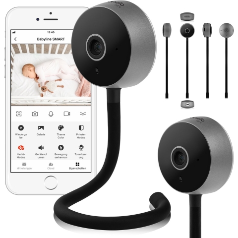 Babyfoon Lionele Babyline Smart Black