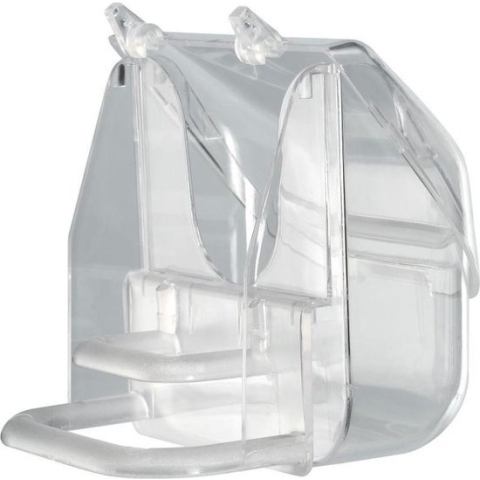 Ferplast Pretty 4522 Voerbakje - Transparant - 9 x 9 x 9 cm