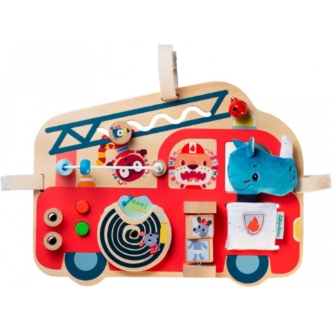 Lilliputiens Activiteitenpaneel - Brandweerwagen - Lilliputiens - OneSize - Activiteitenspeelgoed
