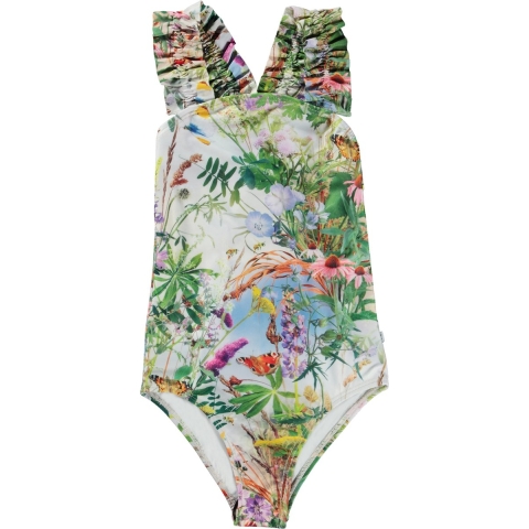 Molo Zwempak - UV50+ - Nitika - Wild Nature - Molo - 6 jaar (116) - Badmode