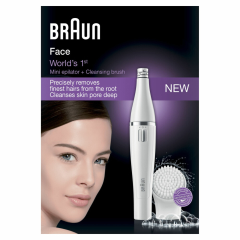 Braun Face SE810 - Epilator Met Gezichtsreinigingsborstel