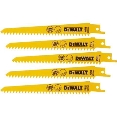DeWalt Accessoires Reciprozaagblad BiM 152x4,2mm splintervrij in gipsplaat en kunstsof - DT2356-QZ