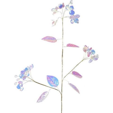 Kunsttak iriserend H68cm