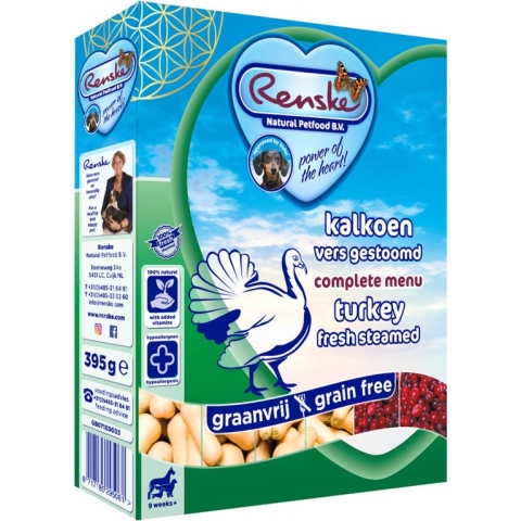 Renske Senior 395 g - Hondenvoer - Kalkoen
