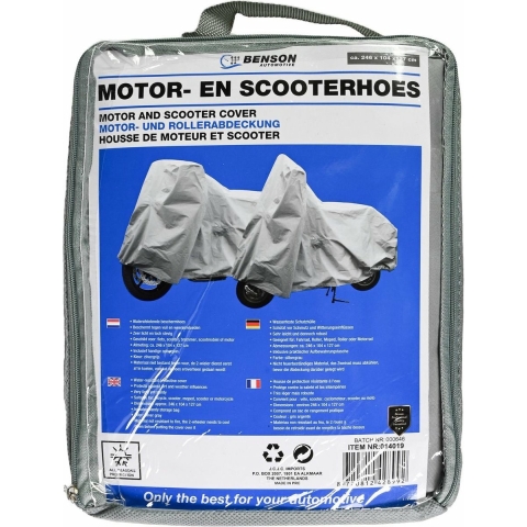 Beschermhoes - 2x - motor/scooter/fiets - 246 x 104 x 127 cm -