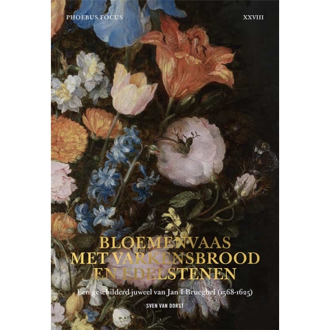 Bloemenvaas met varkensbrood en edelstenen (Paperback)