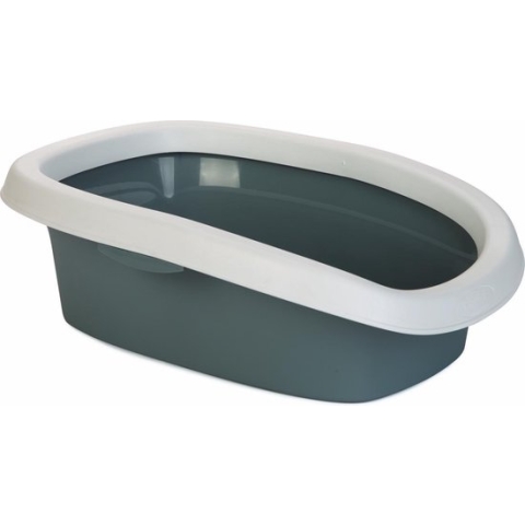 Sprint 10 - Kattenbak - Wit/Lichtblauw - 31x43x14 cm