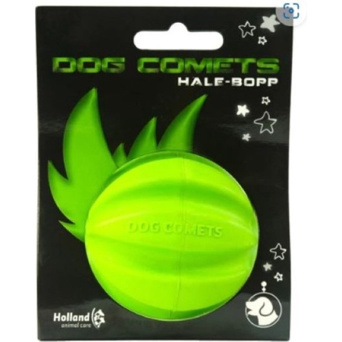 Dog Comets Ball Hale-Bopp hondenspeeltje – Ø6 cm - Duurzaam honden speelgoed – Natuurlijk rubber – Groen