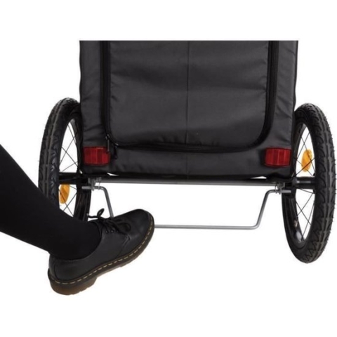 Trixie - hondenfietskar - opvouwbaar - grijs - 103X74X95 CM