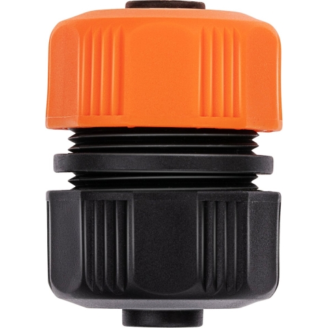 BLACK+DECKER Slangverbinder 1/2 - 13⌀ MM - Tuinslangkoppeling - Zwart/Oranje
