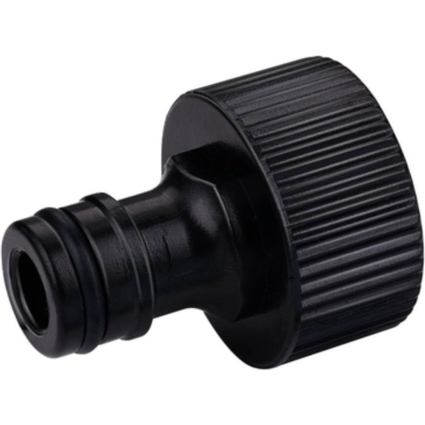 BLACK+DECKER Slangkoppeling met Reduceerstuk -⌀13-19 MM - Lekvrije Koppeling - Zwart