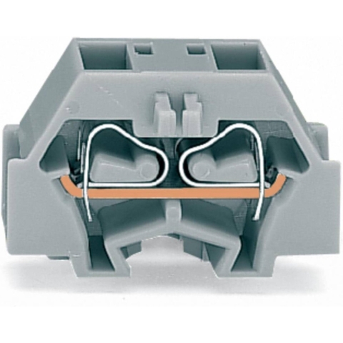 WAGO 260-341 Aderklem 8 mm Spanveer Toewijzing: L Grijs 300 stuk(s)